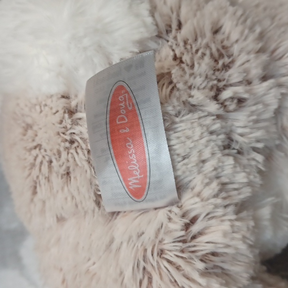 MELISSA Y DOUG Fluffy Plush Bunny Toy - Picture 3 of 5